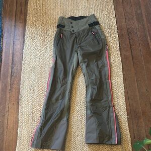 Bogner Fire + Ice Portia Women's Ski Pants Olive Green Pink